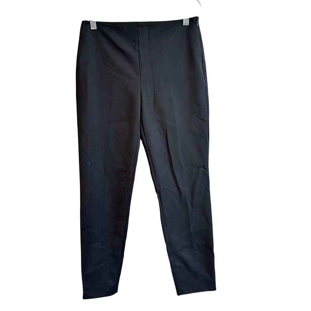M Missoni Side Zip Cigarette Slim Black Pant 40 or US 4 or S